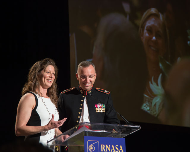 Astronauts Tracy Caldwell Dyson and Randy Bresnik announce Stellar winners